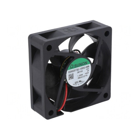 Ventilator DC Axial 12V 60x60x20mm | Electronic-mag.ro | Componente Electronice