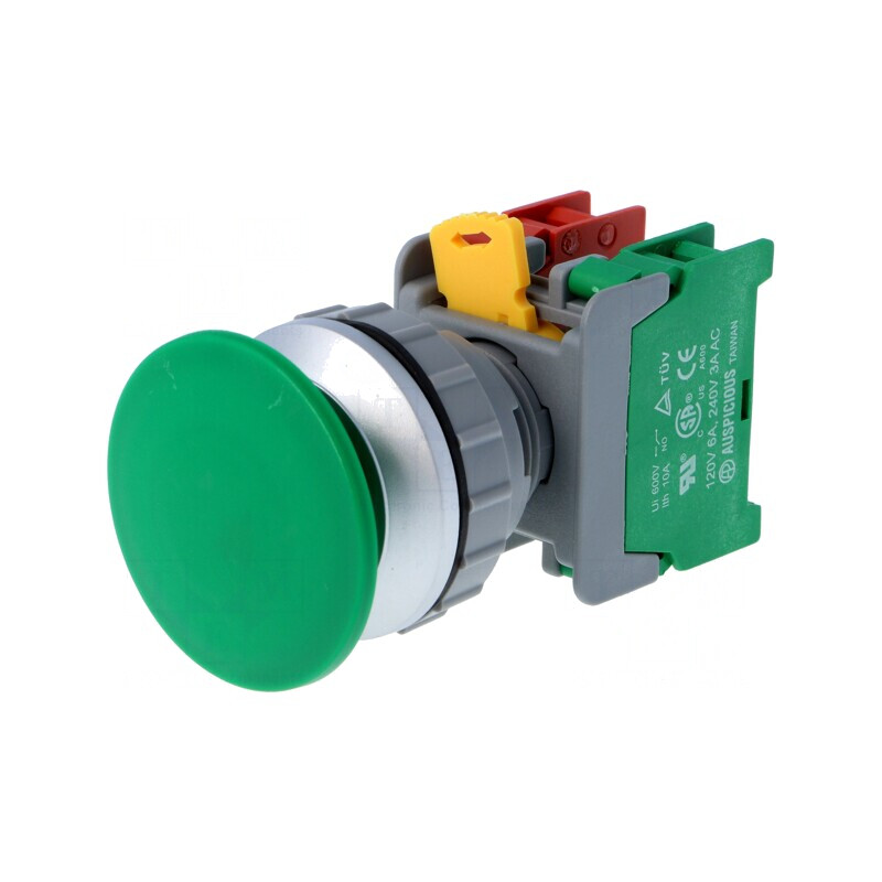 Comutator Cu Buton Apăsare 30mm 1 NC NO | Electronic-mag.ro | Componente Electronice
