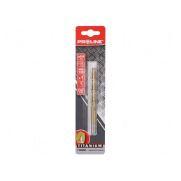Drill Bit for Metal 8mm HSS-R TIN Coated | Electronic-mag.ro | Componente Electronice