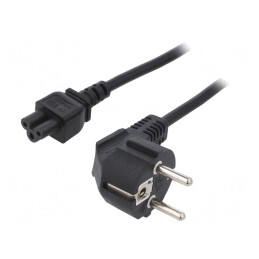 Cablu Alimentare 3x0,75mm2 Ștecăr Unghiular – IEC C5 Mamă | Electronic-mag.ro | Componente Electronice