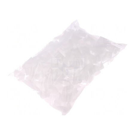 Clips Curea Albă 65mm 100buc Ø22mm | Electronic-mag.ro | Componente Electronice