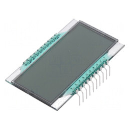 Afişaj LCD 7 Segmente 4 Digiți STN Pozitiv 20-70°C | Electronic-mag.ro | Componente Electronice