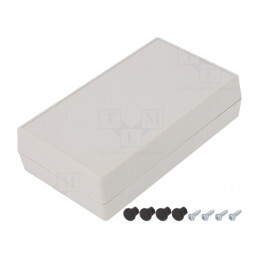 Carcasă universală ABS gri deschis 82x142x38mm | Electronic-mag.ro | Componente Electronice