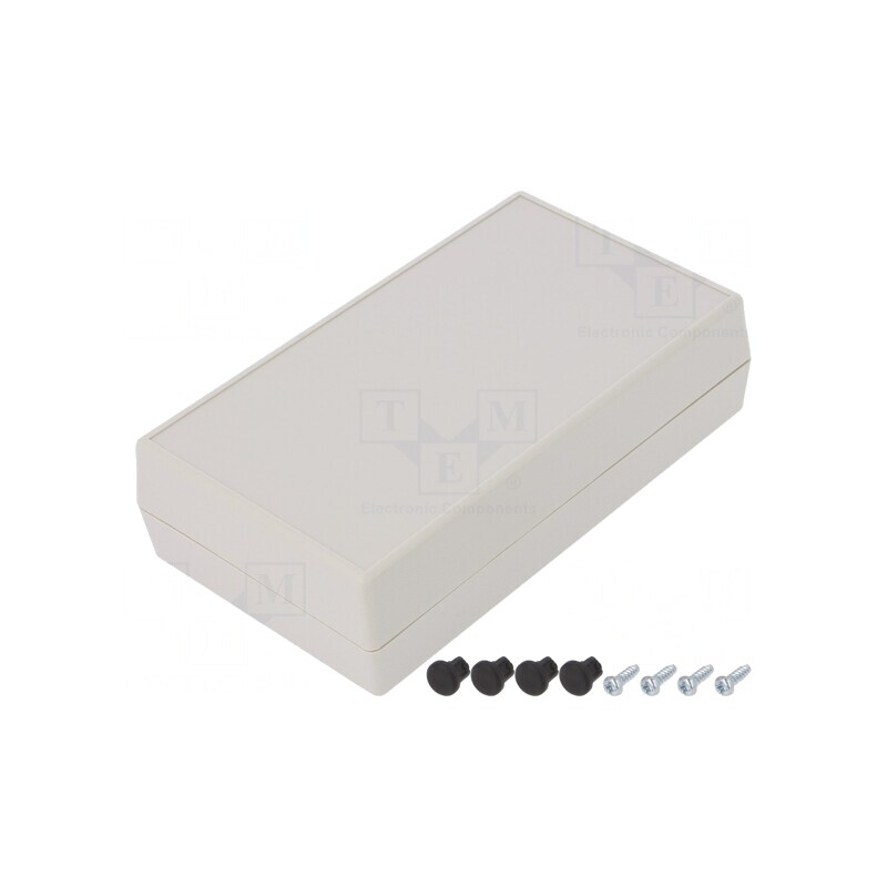 Carcasă universală ABS gri deschis 82x142x38mm | Electronic-mag.ro | Componente Electronice