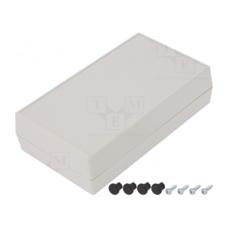 Carcasă universală ABS gri deschis 82x142x38mm | Electronic-mag.ro | Componente Electronice