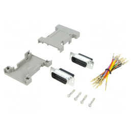 Adaptor D-Sub 15pin Tată-Tată | Electronic-mag.ro | Componente Electronice