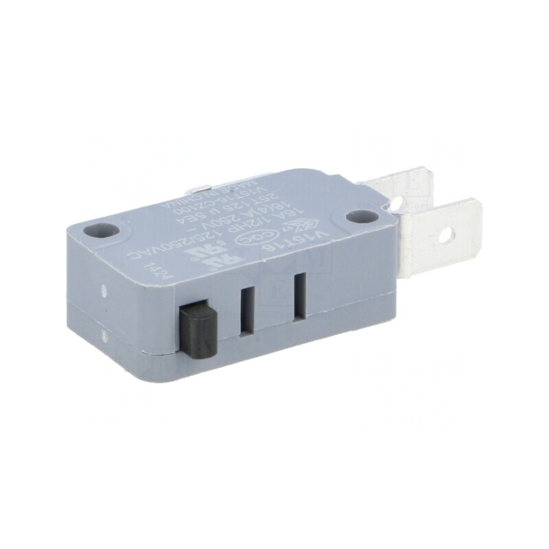 Microîntrerupător SNAP ACTION 16A 250VAC SPDT | Electronic-mag.ro | Componente Electronice