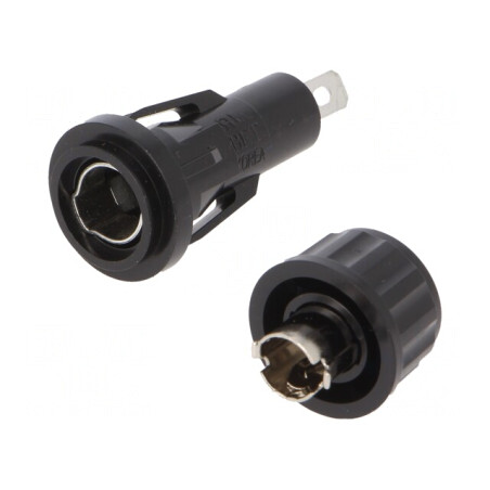 Clemă Panou Termoplast 6,3x32mm 10A 250VAC | Electronic-mag.ro | Componente Electronice