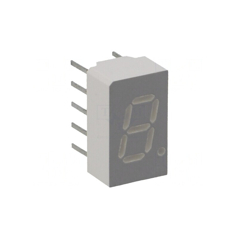 Afișaj LED 7 Segmente 7.62mm Roșu | Electronic-mag.ro | Componente Electronice