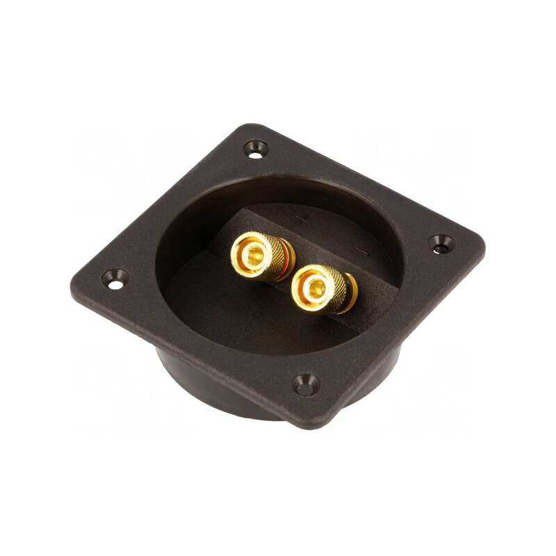 Terminal de difuzor Ø70mm pe panou, înşurubare | Electronic-mag.ro | Componente Electronice Terminal de difuzor Ø70mm pe panou, înşurubare | Electronic-mag.ro | Componente Electronice
