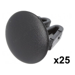 Capace de protecție universale 25 bucăți, 15,6mm, poliamidă | Electronic-mag.ro | Componente Electronice