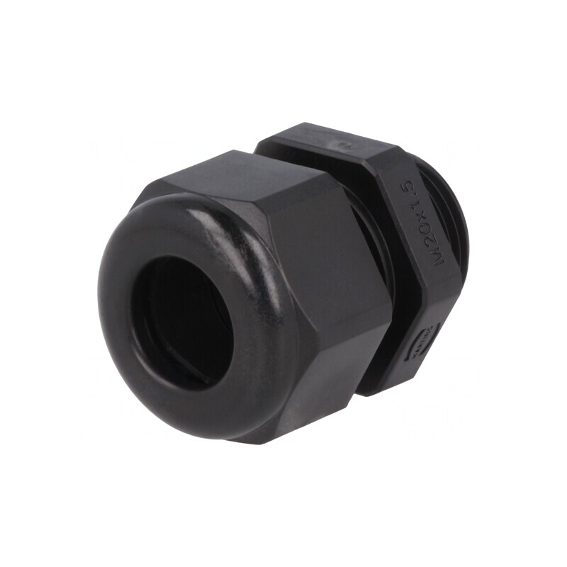 'Garnitură Cablu Neagră M20 IP68 10-14mm Termoplastică' | Electronic-mag.ro | Componente Electronice
