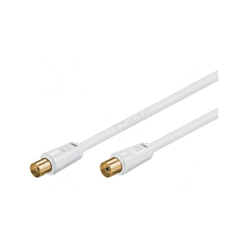 Cablu Coaxial Alb 75Ω 5m 9,5mm Priză la Mufă | Electronic-mag.ro | Componente Electronice Cablu Coaxial Alb 75Ω 5m 9,5mm Priză la Mufă | Electronic-mag.ro | Componente Electronice