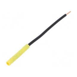 Soclu Banană 4mm Galbenă 32A 1kVDC | Electronic-mag.ro | Componente Electronice