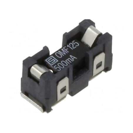 Clema siguranțe cilindrice termoplast 500mA SMT | Electronic-mag.ro | Componente Electronice
