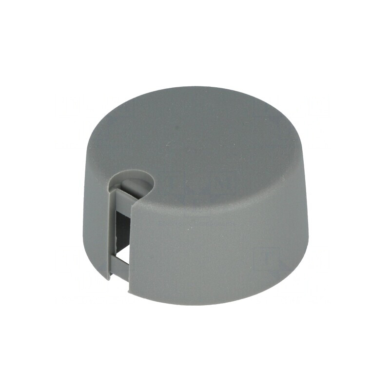 Buton rotativ indicator plastic gri 6mm | Electronic-mag.ro | Componente Electronice