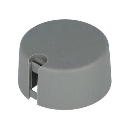 Buton rotativ indicator plastic gri 6mm | Electronic-mag.ro | Componente Electronice