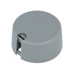Buton Rotativ Gri 31x16mm Indicator Plastic 6,35mm | Electronic-mag.ro | Componente Electronice