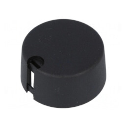 Buton rotativ negru cu indicator plastic Ø6mm Ø31x16mm | Electronic-mag.ro | Componente Electronice
