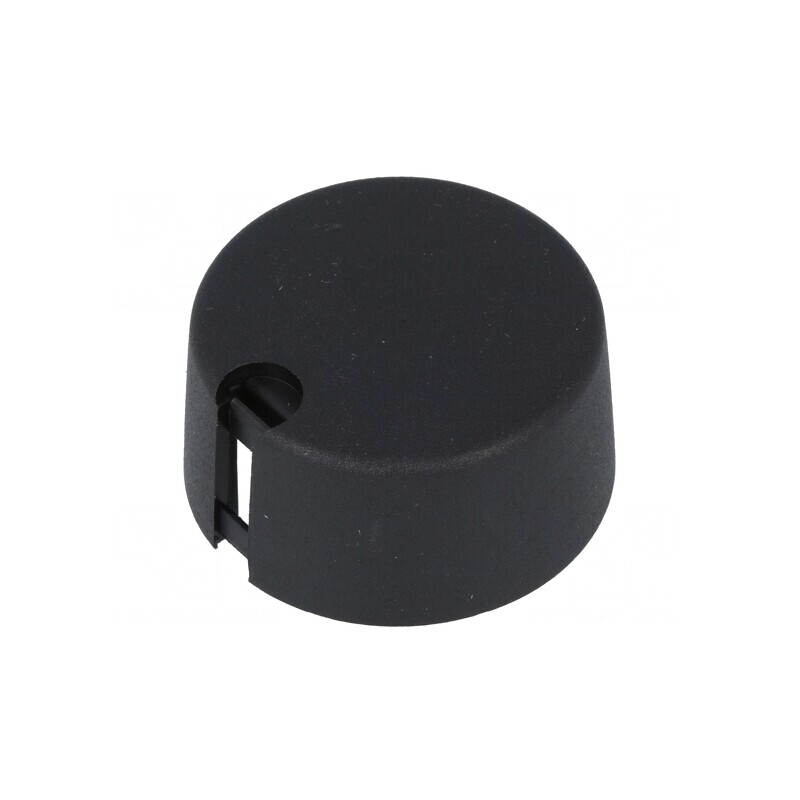 Buton rotativ negru cu indicator plastic Ø6mm Ø31x16mm | Electronic-mag.ro | Componente Electronice