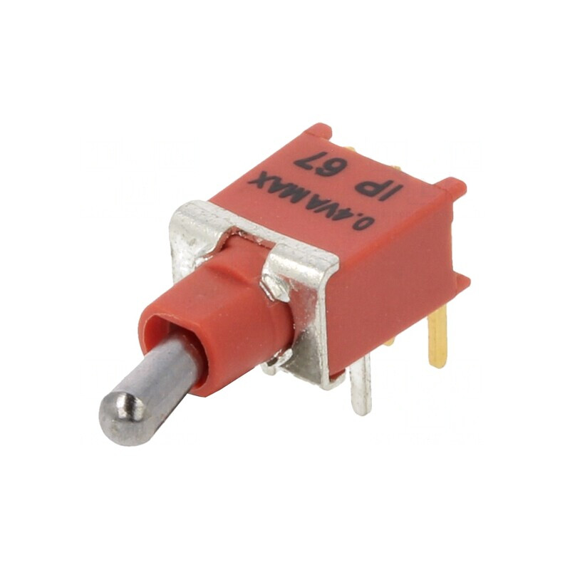 Comutator basculant SPDT ON-(ON) 0,4A 20VDC | Electronic-mag.ro | Componente Electronice