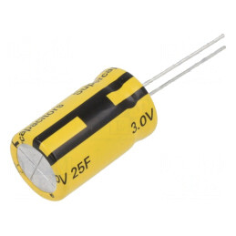 Supercondensator THT 25F 3V 7.5mm | Electronic-mag.ro | Componente Electronice