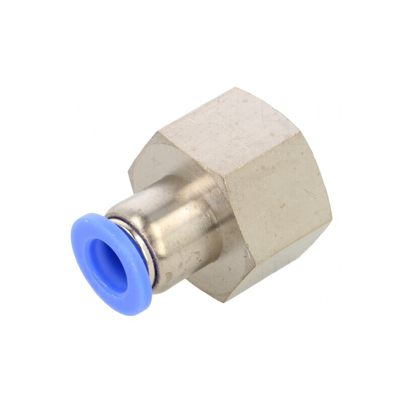 Racord Push-in Alamă Nichelată 0-15bar | Electronic-mag.ro | Componente Electronice