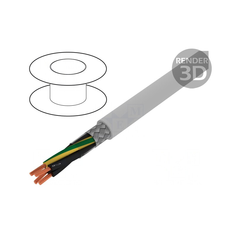 Cablu ÖLFLEX CLASSIC 115 CY 4G1.5mm2 PVC Gri 300V/500V | Electronic-mag.ro | Componente Electronice