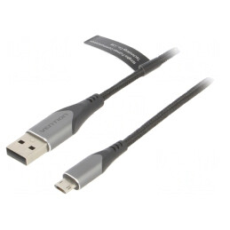Cablu USB 2.0 A la Micro B Reversibil 2m | Electronic-mag.ro | Componente Electronice