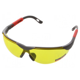 Ochelari de protecție UV lentilă galbenă | Electronic-mag.ro | Componente Electronice
