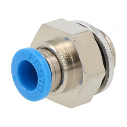 Racord Push-In Simplu 0,95-6bar Cu Garnitură NBR | Electronic-mag.ro | Componente Electronice