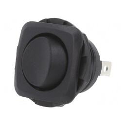 Rocker Switch ON-ON 10A 28VDC Black | Electronic-mag.ro | Componente Electronice