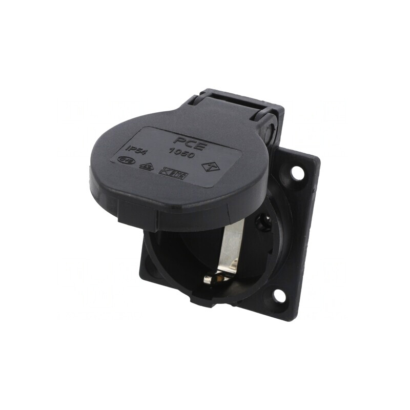Conector Alimentare AC 250V 16A Negru 3 PIN | Electronic-mag.ro | Componente Electronice