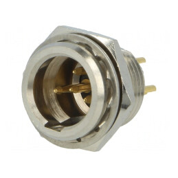 Soclu XLR mini tată 4 pini 5A 0,5mm2 | Electronic-mag.ro | Componente Electronice