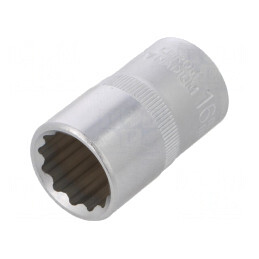 Cheie tubulară 12 puncte 16mm 1/2" oțel crom-vanadium | Electronic-mag.ro | Componente Electronice