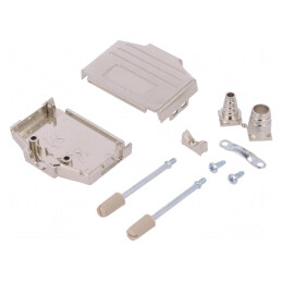 Carcasă pentru conectori D-Sub 25pin și D-Sub HD 44pin | Electronic-mag.ro | Componente Electronice
