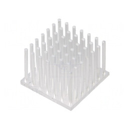 Radiator Aluminiu 25x25x18.5mm 3K/W | Electronic-mag.ro | Componente Electronice