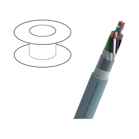 Cablu MOTIONLINE Advanced PVC Gri 10x0,34mm2 300V | Electronic-mag.ro | Componente Electronice