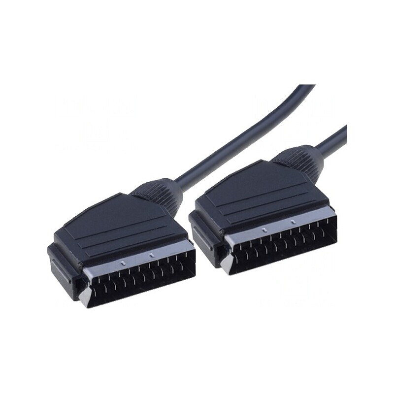 Cablu SCART 3m Negru | Electronic-mag.ro | Componente Electronice Cablu SCART 3m Negru | Electronic-mag.ro | Componente Electronice