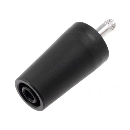 Adaptor Banană 4mm 32A Negru Nichelat | Electronic-mag.ro | Componente Electronice