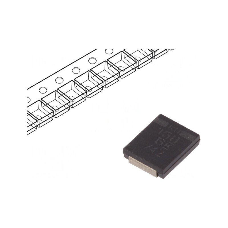 Condensator Tantal-Polimer Low ESR 1500uF 6.3V SMD | Electronic-mag.ro | Componente Electronice