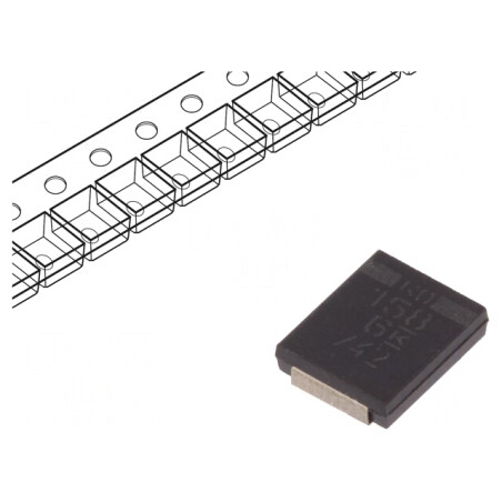 Condensator Tantal-Polimer Low ESR 1500uF 6.3V SMD | Electronic-mag.ro | Componente Electronice