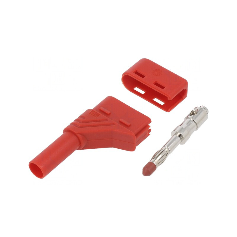 Mufă Banană 4mm Roșie cu Izolație în Unghi | Electronic-mag.ro | Componente Electronice Mufă Banană 4mm Roșie cu Izolație în Unghi | Electronic-mag.ro | Componente Electronice