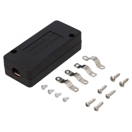 Adaptor Ethernet Ecranat Negru 22-26AWG LSA | Electronic-mag.ro | Componente Electronice