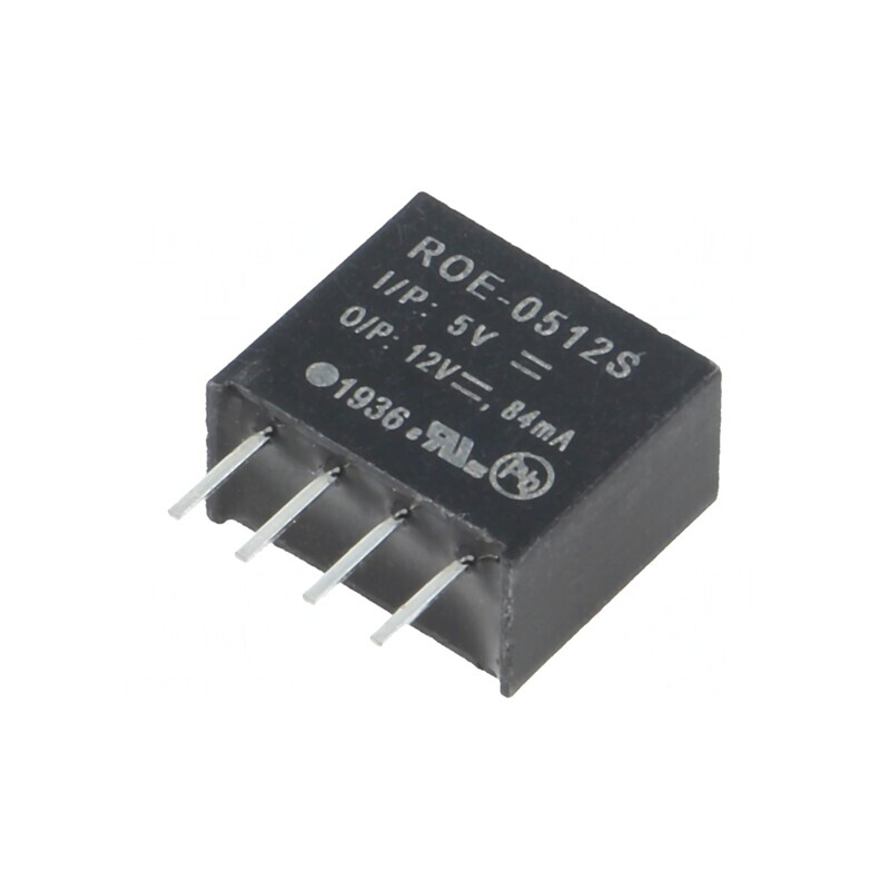 Convertor DC/DC 1W 4.5-5.5V la 12VDC 84mA SIP4 | Electronic-mag.ro | Componente Electronice Convertor DC/DC 1W 4.5-5.5V la 12VDC 84mA SIP4 | Electronic-mag.ro | Componente Electronice