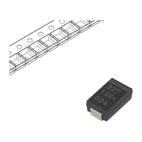 Condensator tantal-polimer 220uF 10V SMD | Electronic-mag.ro | Componente Electronice