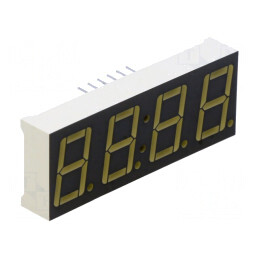 Afișaj LED 7 Segmente 14,2mm 4 Digits Roșu | Electronic-mag.ro | Componente Electronice