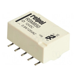 Releu electromagnetic DPDT 12VDC 2A SMD | Electronic-mag.ro | Componente Electronice