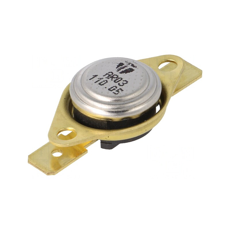 Termostat SPST-NC 110°C 16A 250VAC 6,3mm | Electronic-mag.ro | Componente Electronice