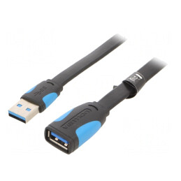 Cablu USB 3.0 3m Negru-Alb | Electronic-mag.ro | Componente Electronice